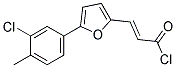 (2E)-3-[5-(3-CHLORO-4-METHYLPHENYL)-2-FURYL]ACRYLOYL CHLORIDE Struktur