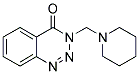 3-(PIPERIDIN-1-YLMETHYL)-1,2,3-BENZOTRIAZIN-4(3H)-ONE Struktur