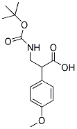 3-TERT-BUTOXYCARBONYLAMINO-2-(4-METHOXY-PHENYL)-PROPIONIC ACID Struktur