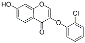 3-(2-CHLORO-PHENOXY)-7-HYDROXY-CHROMEN-4-ONE Struktur