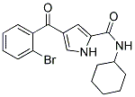 4-(2-BROMOBENZOYL)-N-CYCLOHEXYL-1H-PYRROLE-2-CARBOXAMIDE Struktur