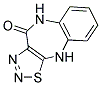 4,9-DIHYDRO-10H-[1,2,3]THIADIAZOLO[5,4-B][1,5]BENZODIAZEPIN-10-ONE Struktur