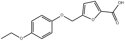 5-(4-ETHOXY-PHENOXYMETHYL)-FURAN-2-CARBOXYLIC ACID Struktur