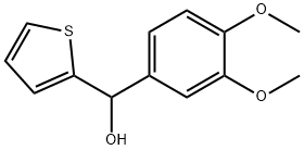 3,4-DIMETHOXYPHENYL-(2-THIENYL)METHANOL Struktur