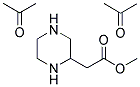 METHYL PIPERAZINE-2-ACETATE DIACETATE Struktur