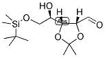 5-O-TERT-BUTYLDIMETHYLSILYL-2,3-O-ISOPROPYLIDENE-D-RIBOSE Struktur