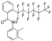 N-(2,3-DIMETHYLPHENYL)-2-(1,1,2,2,3,3,4,4,5,5,6,6,6-TRIDECAFLUOROHEXYL)BENZAMIDE Struktur