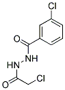 3-CHLORO-N'-(CHLOROACETYL)BENZOHYDRAZIDE Struktur