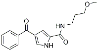 4-BENZOYL-N-(3-METHOXYPROPYL)-1H-PYRROLE-2-CARBOXAMIDE Struktur