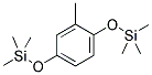 2-METHYL-1,4-BIS(TRIMETHYLSILYLOXY)BENZENE Struktur