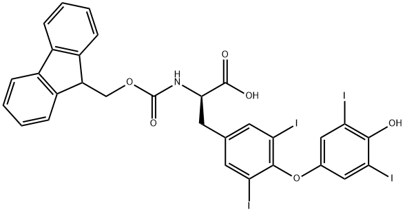 FMOC-D-THYROXINE Struktur