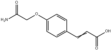 (2E)-3-[4-(2-AMINO-2-OXOETHOXY)PHENYL]ACRYLIC ACID Struktur