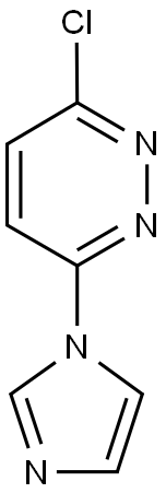 3-CHLORO-6-(1H-IMIDAZOL-1-YL)PYRIDAZINE Struktur