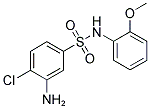 3-AMINO-4-CHLORO-N-(2-METHOXY-PHENYL)-BENZENESULFONAMIDE Struktur