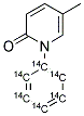 PIRFENIDONE, [BENZENE RING-14C(U)]- Struktur