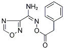 N'-((2-PHENYLACETYL)OXY)-1,2,4-OXADIAZOLE-3-CARBOXIMIDAMIDE Struktur