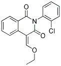 2-(2-CHLORO-PHENYL)-4-ETHOXYMETHYLENE-4H-ISOQUINOLINE-1,3-DIONE Struktur