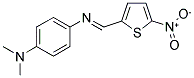 N,N-DIMETHYL-N'-[(5-NITRO-2-THIENYL)METHYLENE]-1,4-PHENYLENEDIAMINE Struktur