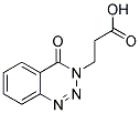 3-(4-OXO-1,2,3-BENZOTRIAZIN-3(4H)-YL)PROPANOIC ACID Struktur