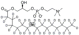 L-ALPHA-LYSOPHOSPHATIDYL-CHOLINE-PALMITOYL-D31 Struktur