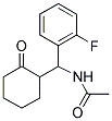 N-[(2-FLUOROPHENYL)(2-OXOCYCLOHEXYL)METHYL]ACETAMIDE Struktur