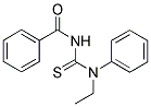 N-((ETHYLPHENYLAMINO)THIOXOMETHYL)BENZAMIDE Struktur