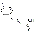 [(4-METHYLBENZYL)THIO]ACETIC ACID Struktur