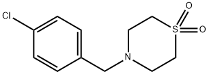 4-(4-CHLOROBENZYL)-1LAMBDA6,4-THIAZINANE-1,1-DIONE Struktur