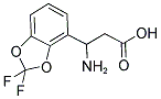 3-AMINO-3-(2,2-DIFLUORO-BENZO[1,3]DIOXOL-4-YL)-PROPIONIC ACID Struktur