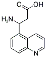 3-AMINO-3-QUINOLIN-5-YL-PROPIONIC ACID Struktur