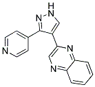 2-[3-(PYRIDIN-4-YL)-1H-PYRAZOL-4-YL]QUINOXALINE Struktur