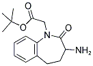 3-AMINO-2,3,4,5-TETRAHYDRO-2-OXO-1H-1-BENZAZEPIN-1-T-BUTYL ACETATE Struktur