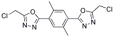 2-(CHLOROMETHYL)-5-(4-[5-(CHLOROMETHYL)-1,3,4-OXADIAZOL-2-YL]-2,5-DIMETHYLPHENYL)-1,3,4-OXADIAZOLE Struktur