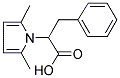 2-(2,5-DIMETHYL-PYRROL-1-YL)-3-PHENYL-PROPIONIC ACID Struktur