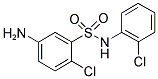 5-AMINO-2-CHLORO-N-(2-CHLORO-PHENYL)-BENZENESULFONAMIDE Struktur