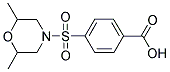 4-(2,6-DIMETHYL-MORPHOLINE-4-SULFONYL)-BENZOIC ACID Struktur