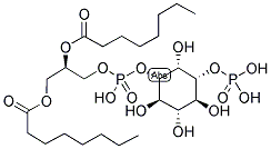 L-ALPHA-D-MYO-PHOSPHATIDYLINOSITOL 3-MONOPHOSPHATE Struktur