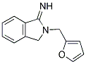 2-FURAN-2-YLMETHYL-2,3-DIHYDRO-ISOINDOL-1-YLIDENEAMINE Struktur