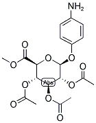 4-AMINOPHENYL 2,3,4-TRI-O-ACETYL-B-D-GLUCURONIDE, METHYL ESTER Struktur