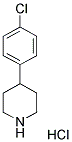 4-(4-CHLORO-PHENYL)-PIPERIDINE HYDROCHLORIDE Struktur