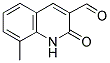 8-METHYL-2-OXO-1,2-DIHYDROQUINOLINE-3-CARBALDEHYDE Struktur