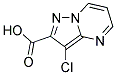 3-CHLORO-PYRAZOLO[1,5-A]PYRIMIDINE-2-CARBOXYLIC ACID Struktur