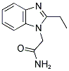 2-(2-ETHYL-1H-BENZIMIDAZOL-1-YL)ACETAMIDE Struktur