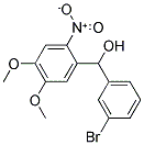 (3-BROMO-PHENYL)-(4,5-DIMETHOXY-2-NITRO-PHENYL)-METHANOL Struktur