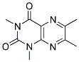 1,3,6,7-TETRAMETHYL-2,4(1H,3H)-PTERIDINEDIONE Struktur