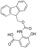 FMOC-2-AMINO-3-HYDROXYBENZOIC ACID Struktur