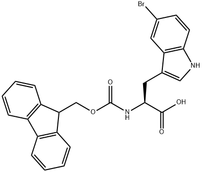 FMOC-5-BROMO-DL-TRYPTOPHAN Struktur