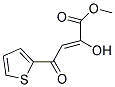 METHYL (2Z)-2-HYDROXY-4-OXO-4-THIEN-2-YLBUT-2-ENOATE Struktur