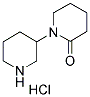 3-(N-DELTA-VALEROLACTAM) PIPERIDINE HYDROCHLORIDE Struktur