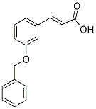 3-BENZYLOXYCINNAMIC ACID Struktur